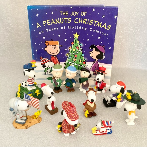 🎄Vtg Peanuts Snoopy Charlie Brown Hallmark+ Bundle - Picture 2 of 16